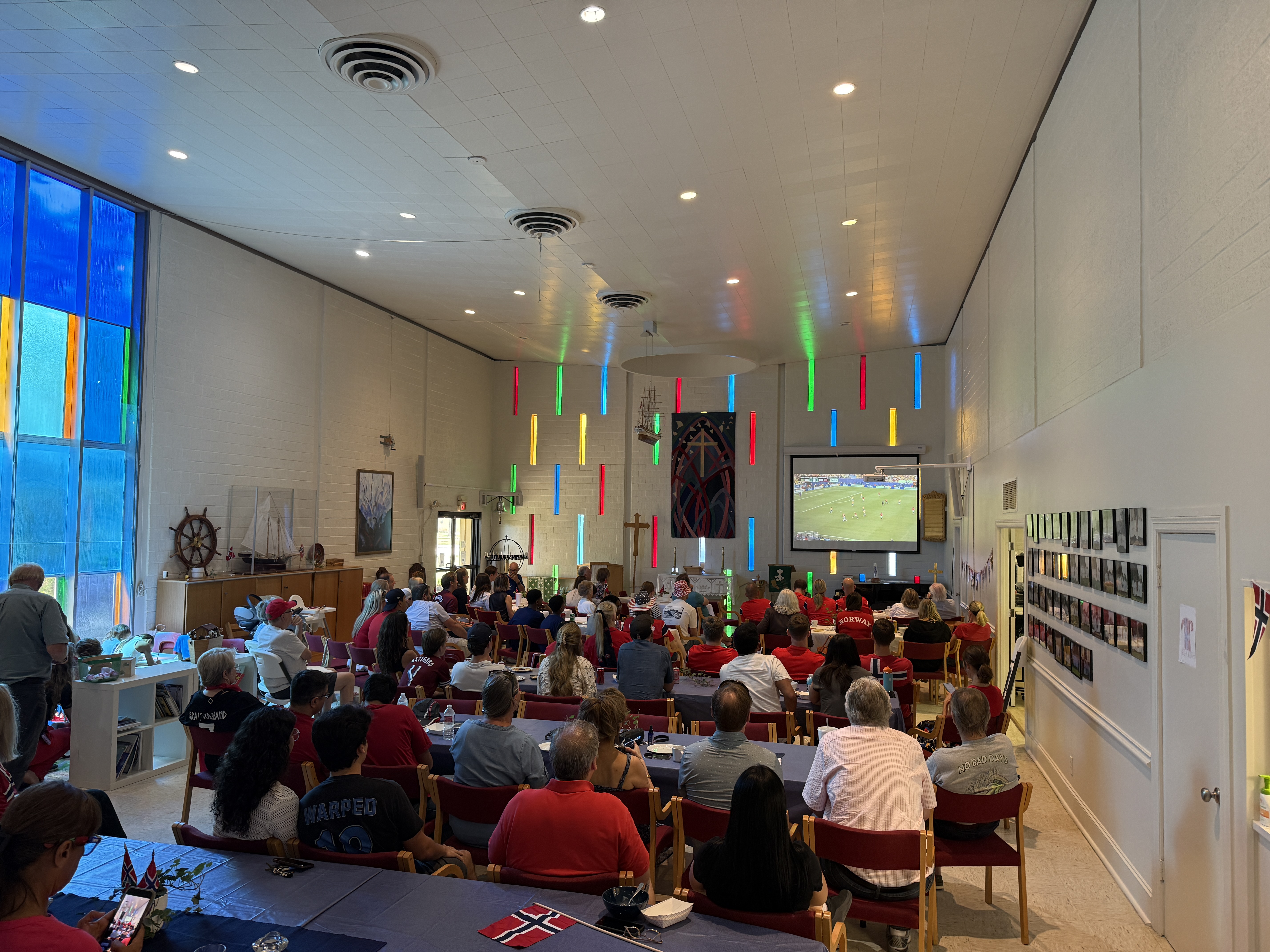 Kirkerommet i Den Nye Sjømannskirken I Houston, Under Fotball VM 2026
